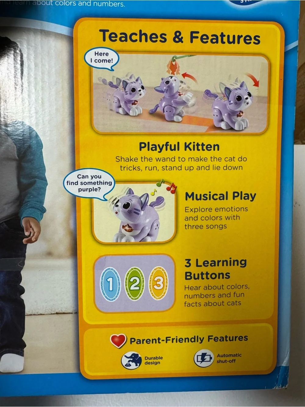 Purr & Play Zippy Kitty - Vtech Interactive Toy